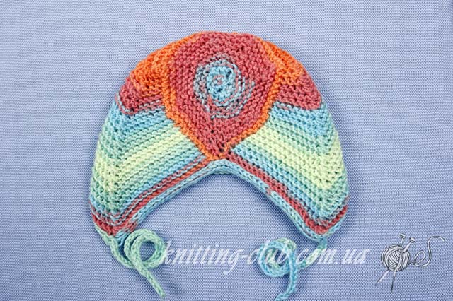 Вяжем детям_Детская шапочка к Baby Surprise Jacket