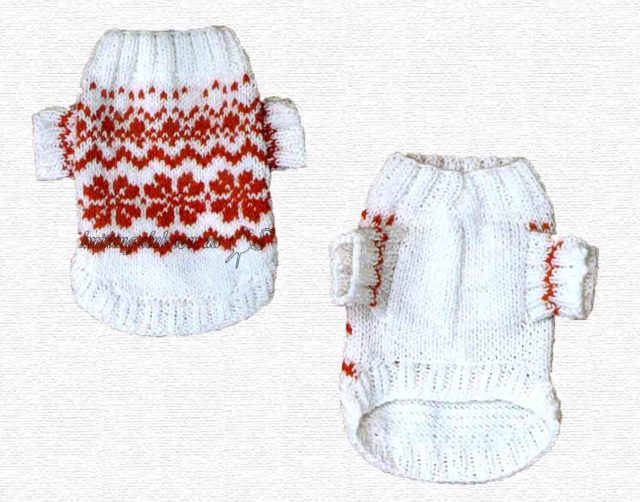 Свитер для йоркширского терьера, вязание для собак, одежда для собак, вязаная одежда для собак, как связать свитер для собаки, одежда для собак на заказ, вязаная одежда для собак на заказ, свитер для с жаккардовым узором для маленькой собачки, как связать свитер для собаки